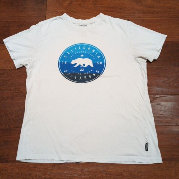 Billabong Golden State Bear T-Shirt Size Medium - Picture 1 of 7